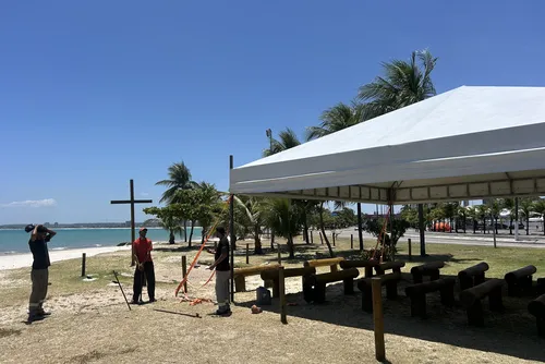 
				Capelinha do Jaraguá desaba com a força do vento no fim de semana
			
			