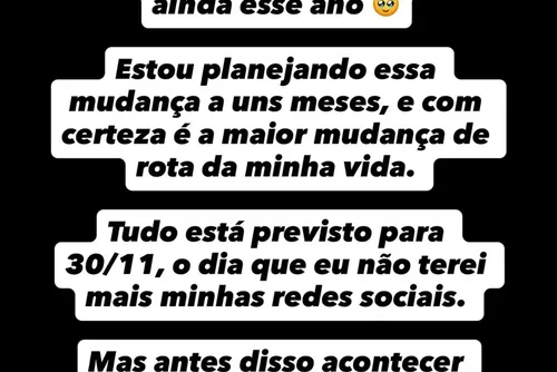 
				Viih Tube anuncia data para desativar redes sociais: "Para sempre"
			
			