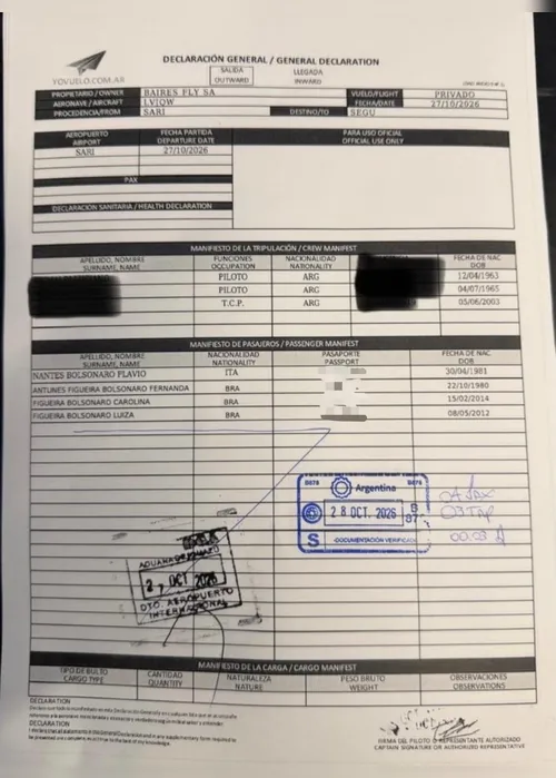 
				Documento mostra que Flávio Bolsonaro usou passaporte italiano
			
			