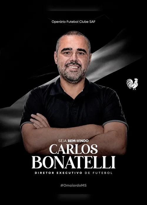 
				Ex-CSA, Carlos Bonatelli assume a direção do futebol do Operário-MS
			
			
