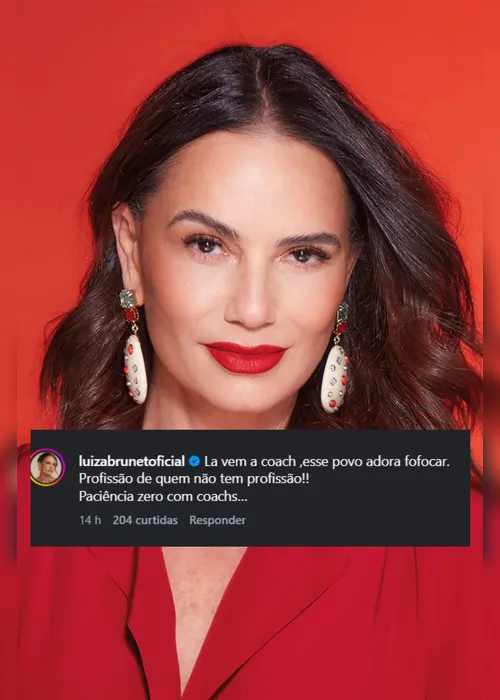 
				Luiza Brunet critica Letícia Cazarré após vídeo de Yasmin: “Lá vem a coach”
			
			
