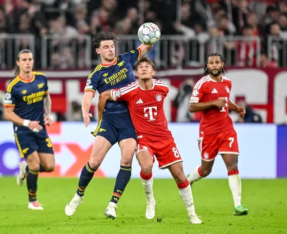 Bayern de Munique e Arsenal empatam em jogo movimentado na Champions League