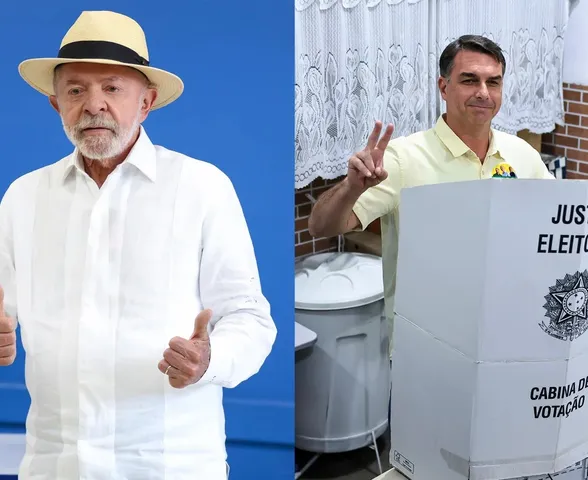 Datafolha 2º turno: Flávio tem 52% e Lula, 48%