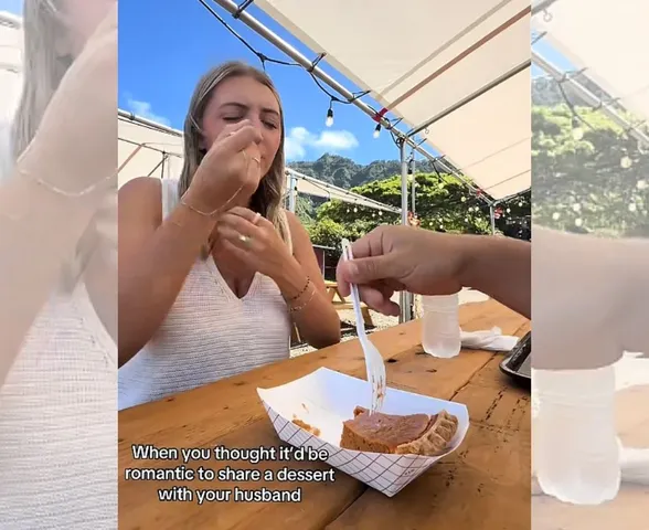 Marido é detonado após devorar sobremesa da esposa em vídeo: "Machista"