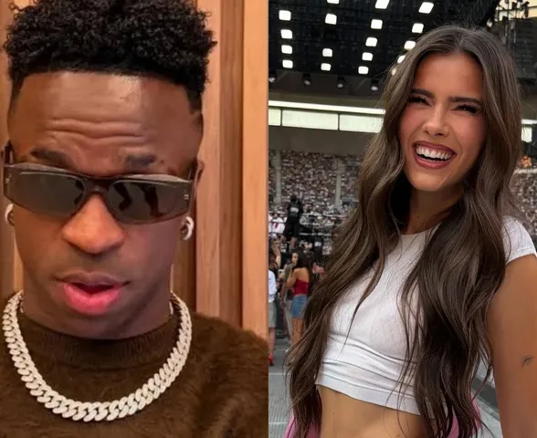 Quem é a mulher flagrada com Vini Jr. após término com Virginia