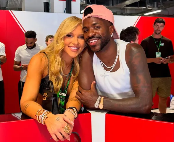 Após término, Vini Jr. apaga foto com Virginia ao lado de Lewis Hamilton