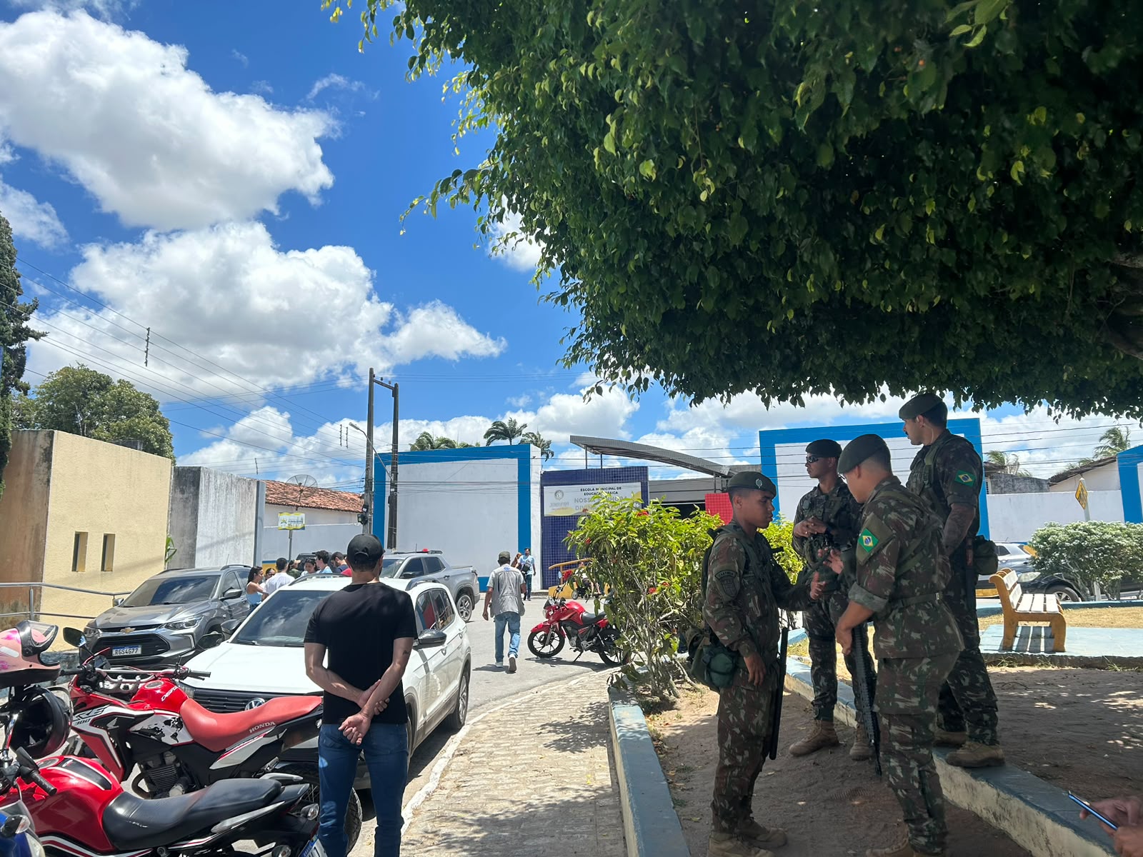 Com tropas federais, Junqueiro registra movimento tranquilo durante votação