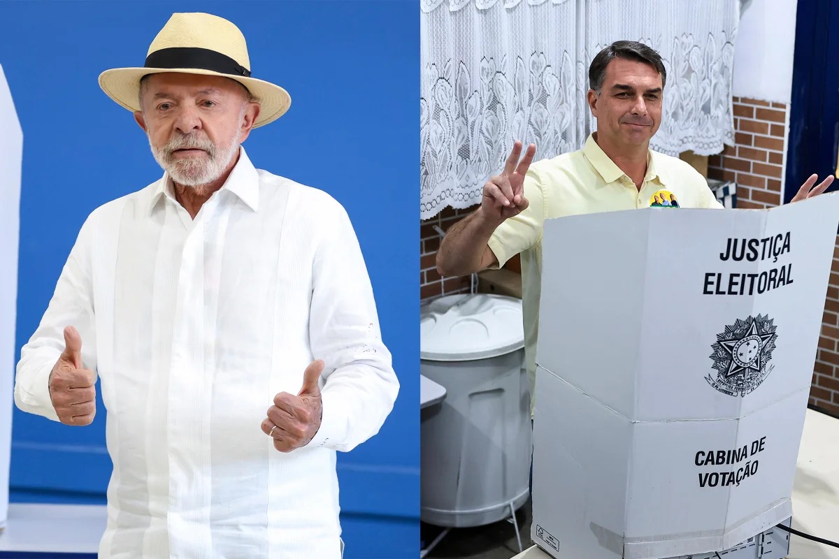 Datafolha 2º turno: Flávio tem 52% e Lula, 48%