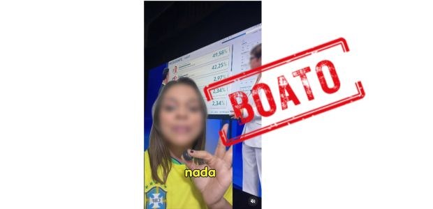 É falso que falha na divulgação tenha fraudado resultado do 1º turno