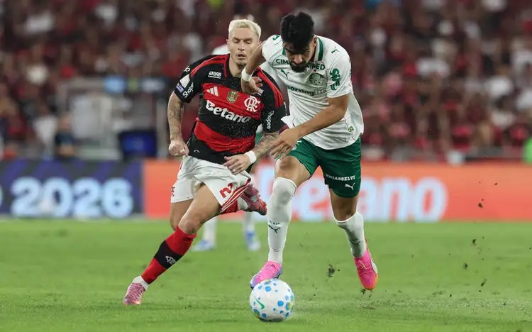 Flamengo e Palmeiras somam 99,8% de chances de título