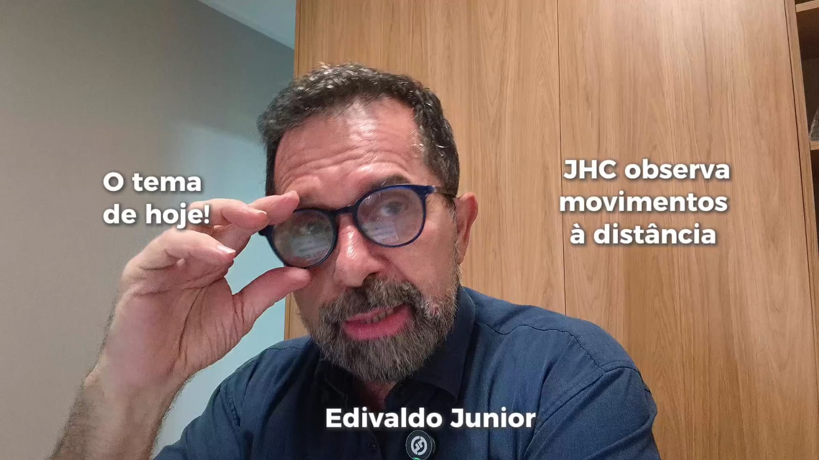 Vídeo: JHC observa à distância os movimentos em Alagoas