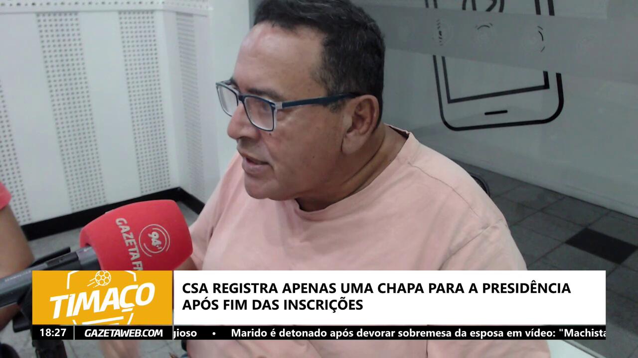 Timaço na Gazeta compara CSA atual ao CRB de 15 anos atrás