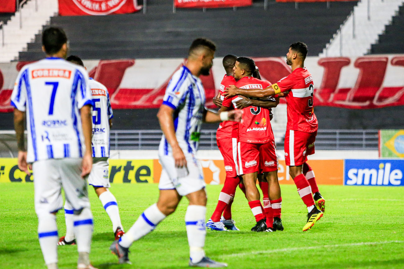 No Rei Pelé, CRB bate o Jaciobá por 4 a 2 e garante a liderança da 1ª fase do Alagoano