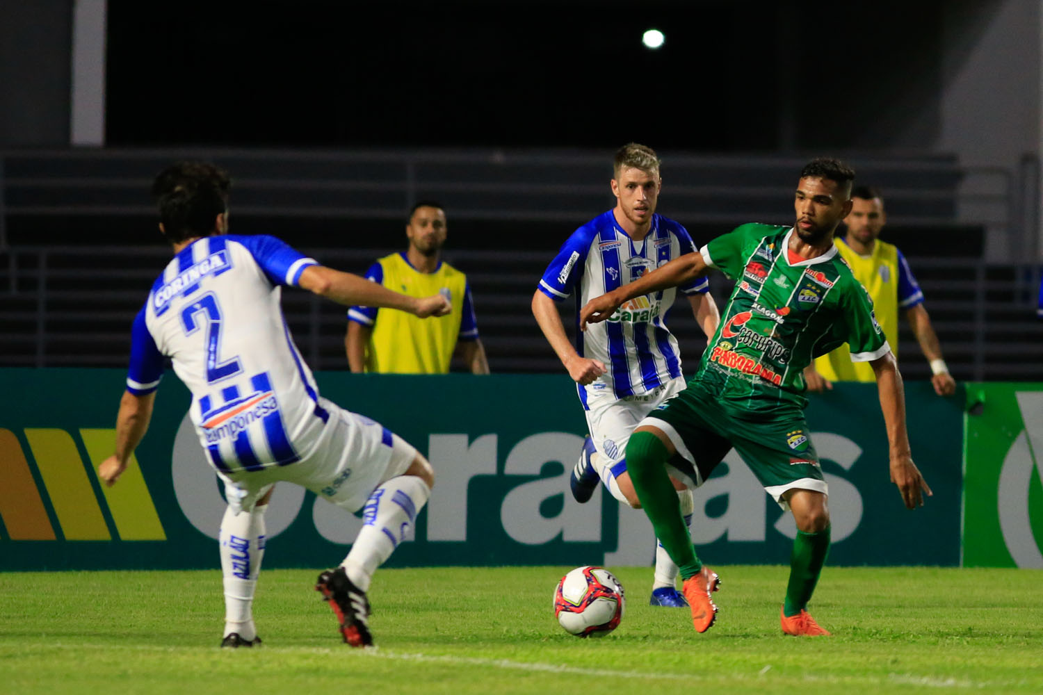 Com três de Bruno Mota, CSA massacra o Coruripe com goleada de 5 a 0 pelo Alagoano