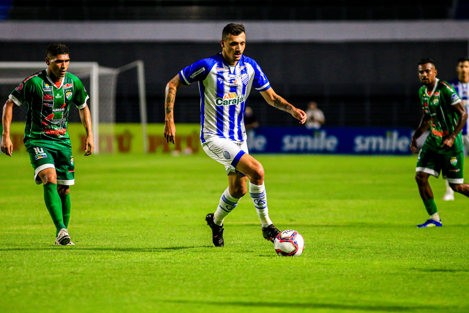 Com três de Bruno Mota, CSA massacra o Coruripe com goleada de 5 a 0 pelo Alagoano