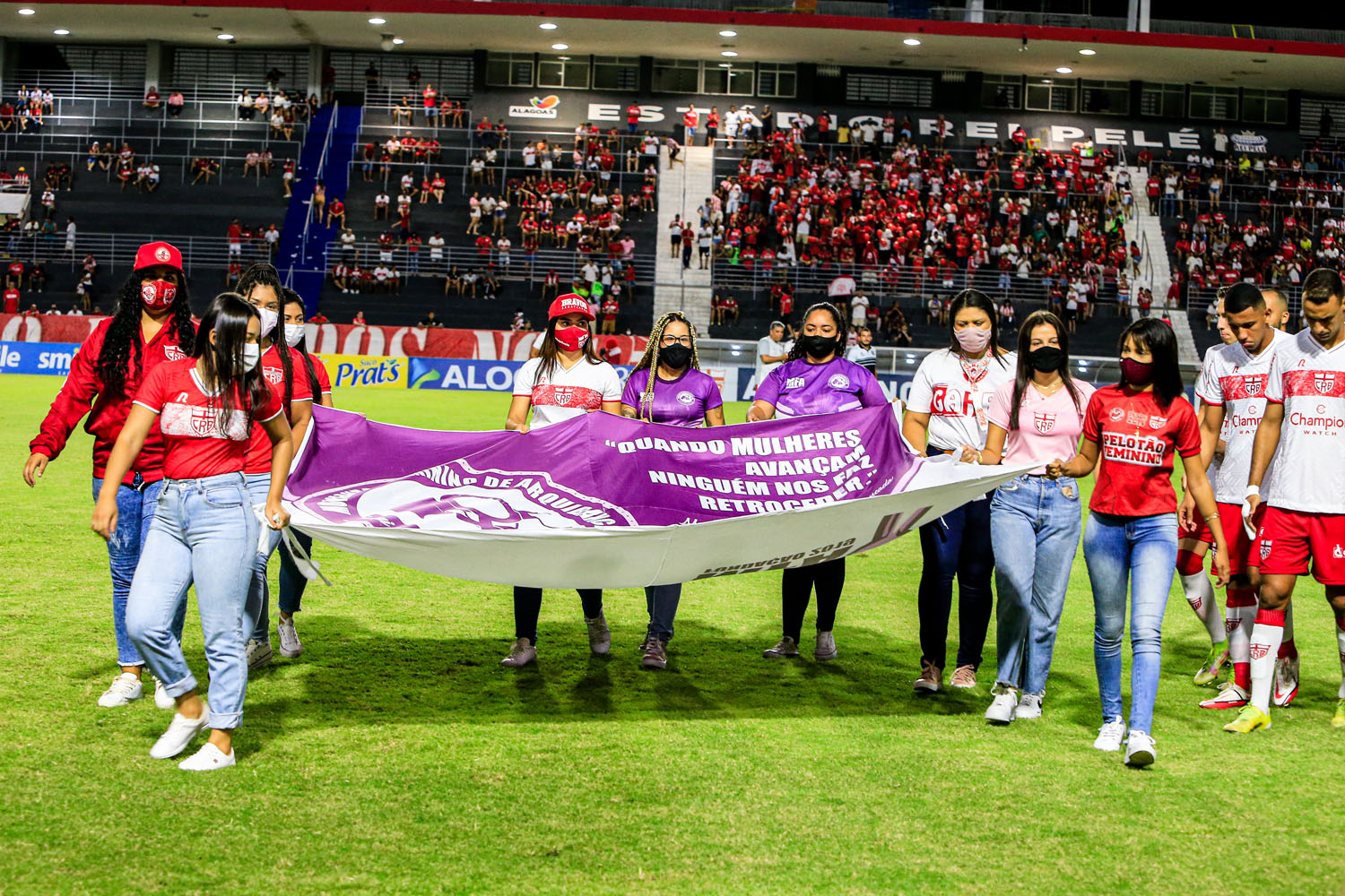 Superior em campo, ASA não toma conhecimento do CRB e vence por 4 a 1, no Rei Pelé
