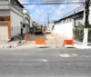 Casal e Sanama interditam rua para obra de esgoto no Antares imagem