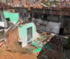 Após fortes chuvas, casa desaba no Jacintinho, em Maceió imagem