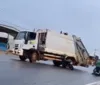 Acidente com caminhão na Via Expressa deixa motociclista ferido imagem