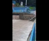 Vídeo mostra Balneário do Broma, em Marechal Deodoro, alagado após fortes chuvas imagem
