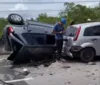 VÍDEO: acidente entre quatro carros deixa trânsito lento na AL-101 Sul imagem