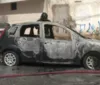 Carro fica totalmente destruído após pegar fogo no Jaraguá imagem