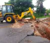 De forma emergencial, Prefeitura de Penedo abre rodovia para escoar água represada na parte baixa da cidade imagem