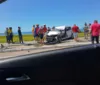 Grave acidente entre carro e caminhão é registrado no Pontal da Barra imagem