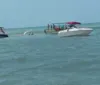 Lancha afunda com passageiros a bordo durante passeio em Maragogi imagem