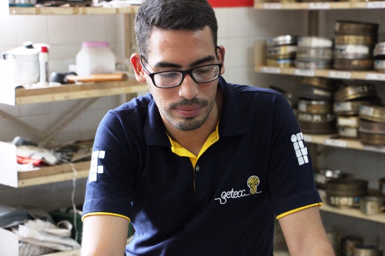 Pesquisador João Marcos Ferreira, de 22 anos