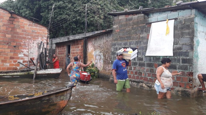 Por medida de segurança, famílias tiveram que deixar casas em Marechal
