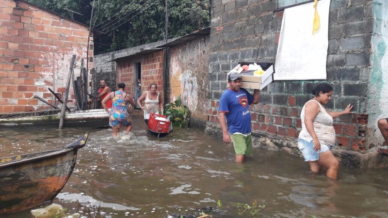 Por medida de segurança, famílias tiveram que deixar casas em Marechal