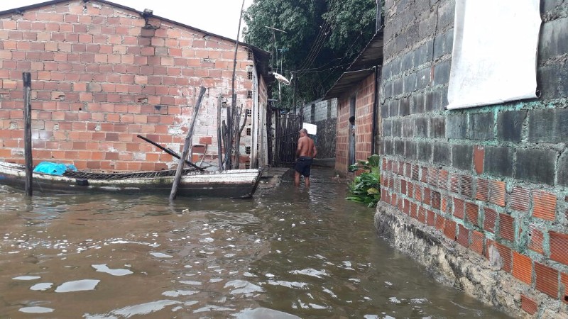Por medida de segurança, famílias tiveram que deixar casas em Marechal