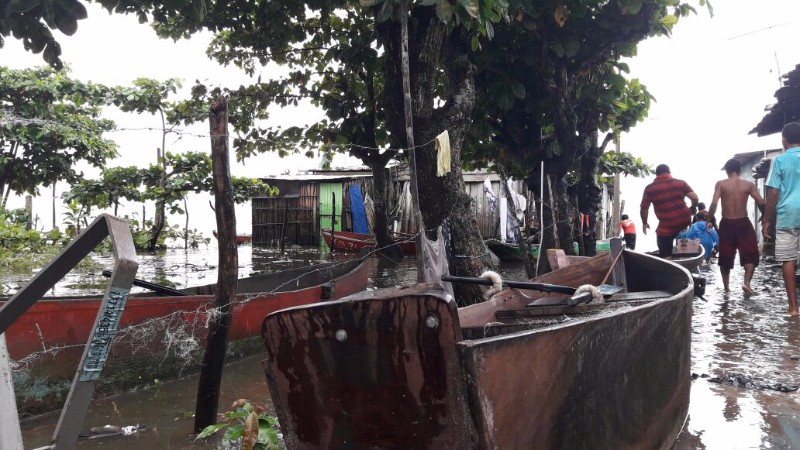 Por medida de segurança, famílias tiveram que deixar casas em Marechal