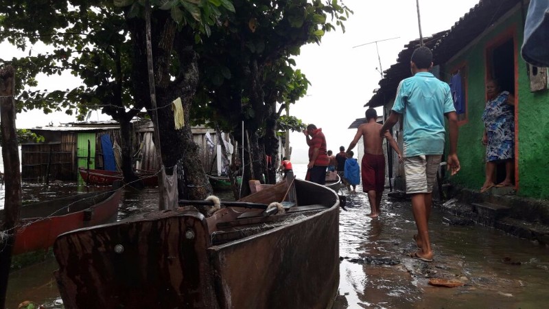 Por medida de segurança, famílias tiveram que deixar casas em Marechal