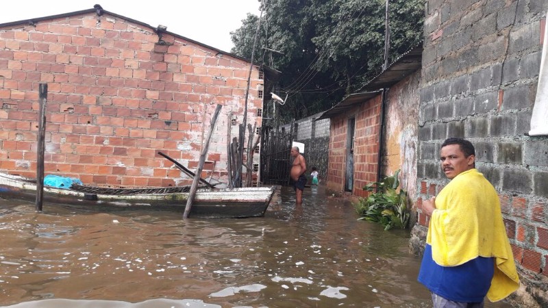 Por medida de segurança, famílias tiveram que deixar casas em Marechal
