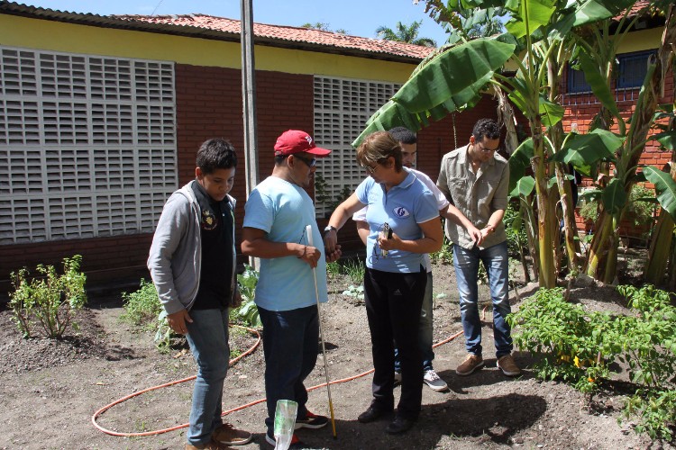Atualmente a Escola Estadual de Cegos Cyro Accioly cultiva mais de 25 tipos plantas