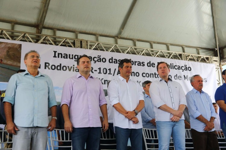 Autoridades inauguram obras de duplicação da BR-101/AL