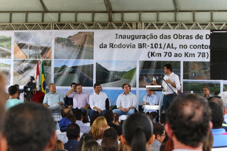 Autoridades inauguram obras de duplicação da BR-101/AL