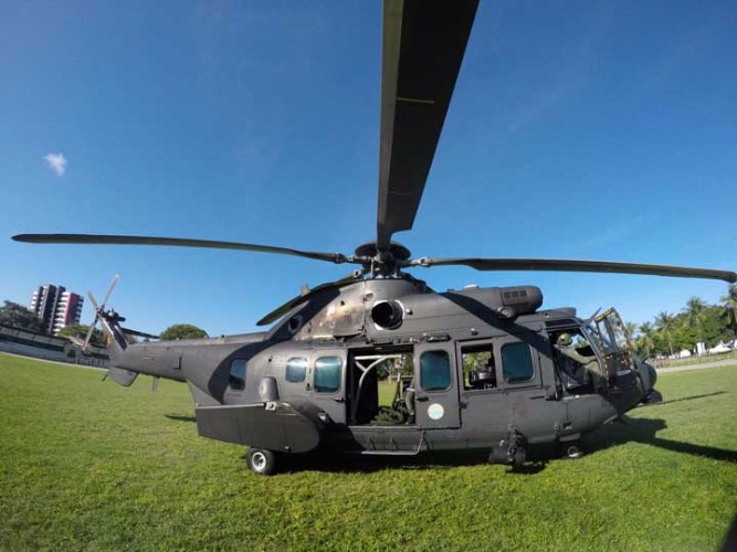 Com a 'Operação Rotores',  o 1º Batalhão de Aviação do Exército desembarcou em Alagoas