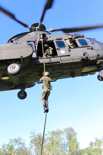 Com a 'Operação Rotores',  o 1º Batalhão de Aviação do Exército desembarcou em Alagoas