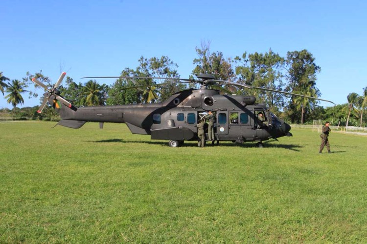 Com a 'Operação Rotores',  o 1º Batalhão de Aviação do Exército desembarcou em Alagoas