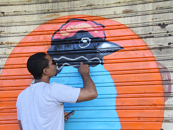 Joe Santos é um dos grafiteiros mais renomados de Alagoas