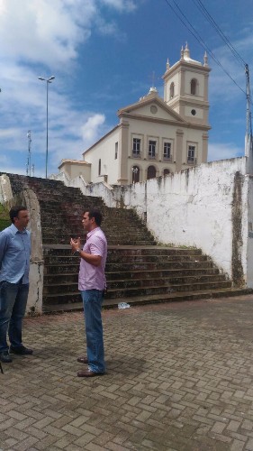 Equipe destacou o Theatro Sete de Setembro, que será reinaugurado nesta sexta