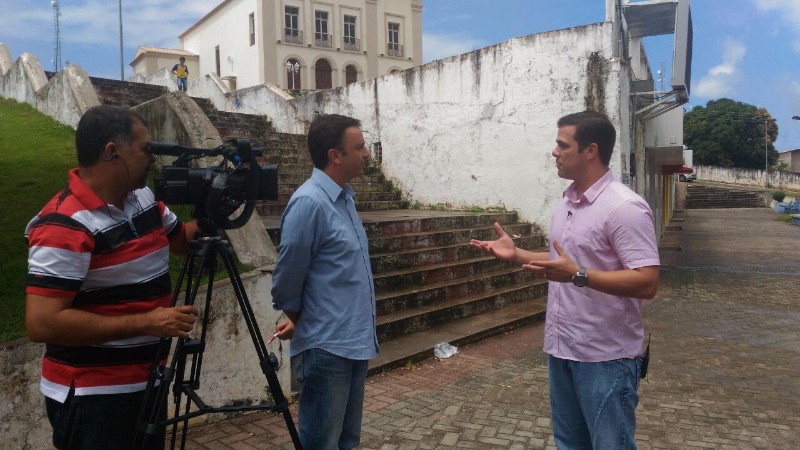 Equipe destacou o Theatro Sete de Setembro, que será reinaugurado nesta sexta