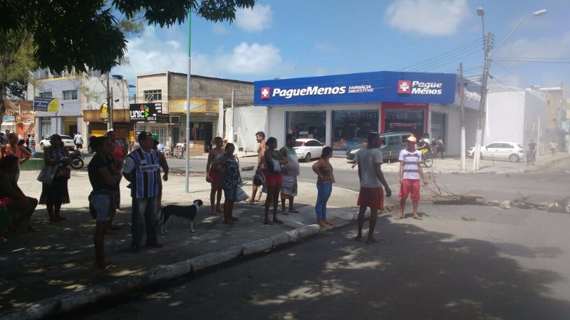 Protesto por falta de pagamento do Aluguel Social