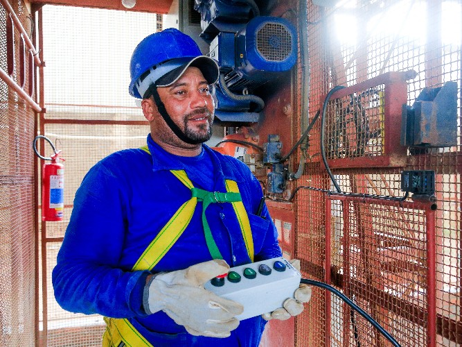 José Otacílio está a 7 anos trabalhando na construtora