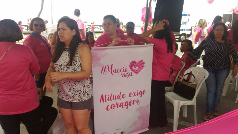 Campanha Maceió Rosa é lançada com atividades na Praia Fechada 