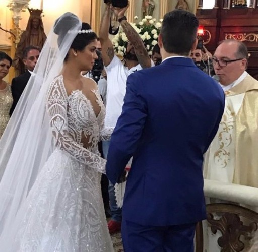 Confira imagens do casamento de Munik Nunes