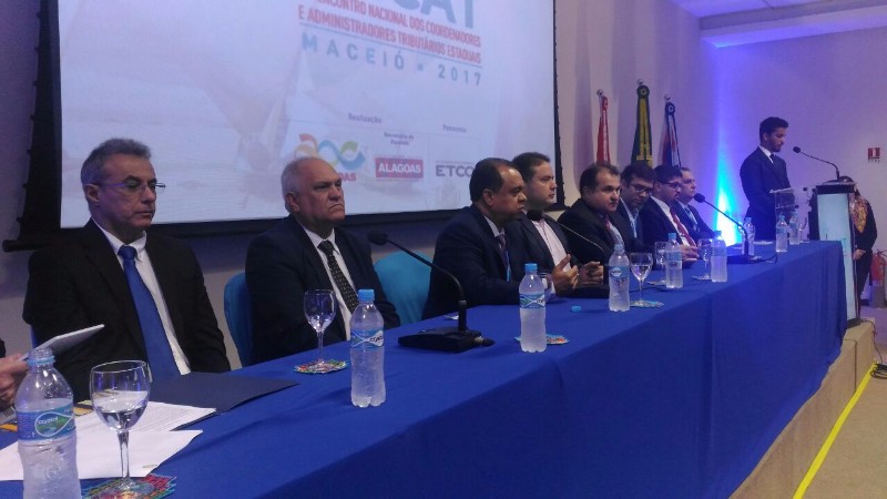 Encontro de tributários de Alagoas, realizado na manhã desta quinta-feira (5)